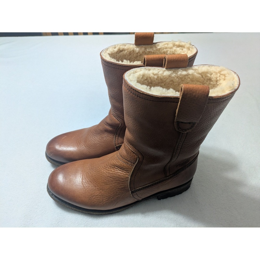 Blackstone Boots Fleece Lined Tan Goodyear Welted Leather Sz 41 Mens‎ 8 Topstich